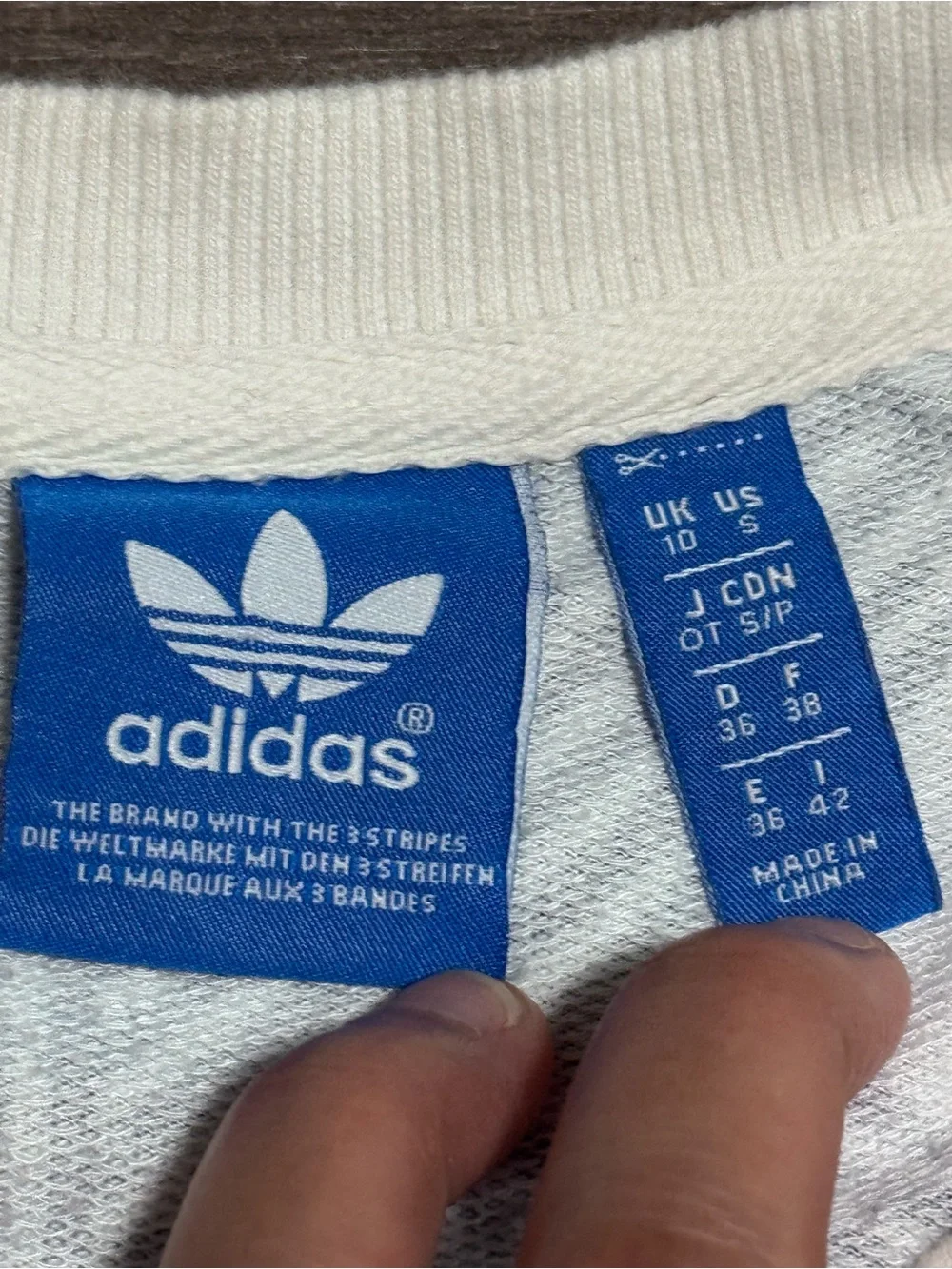 VTG Adidas Geometric Crewneck Sweater
